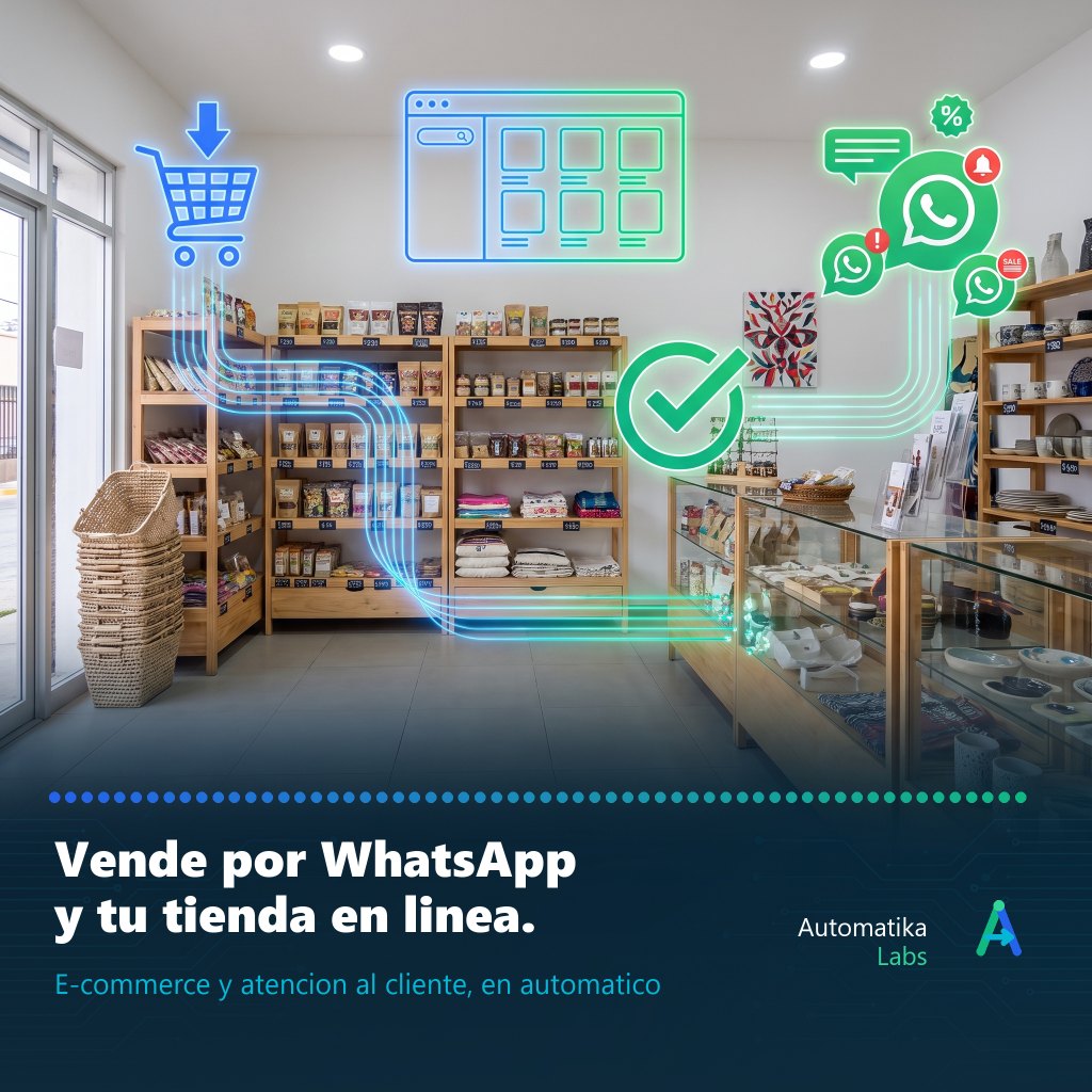 Tienda física conectada a ventas en línea